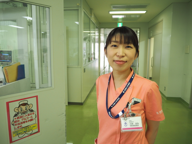 徳島大学病院 集学治療病棟 Icuの河原良美 副看護師長から応援メッセージを頂きました 筋萎縮ゼロプロジェクト Icuの患者さんにもう一度社会復帰してもらいたい
